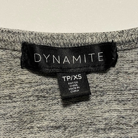 Dynamite Cropped Grey Tank Top size XS - Picture 3 of 3